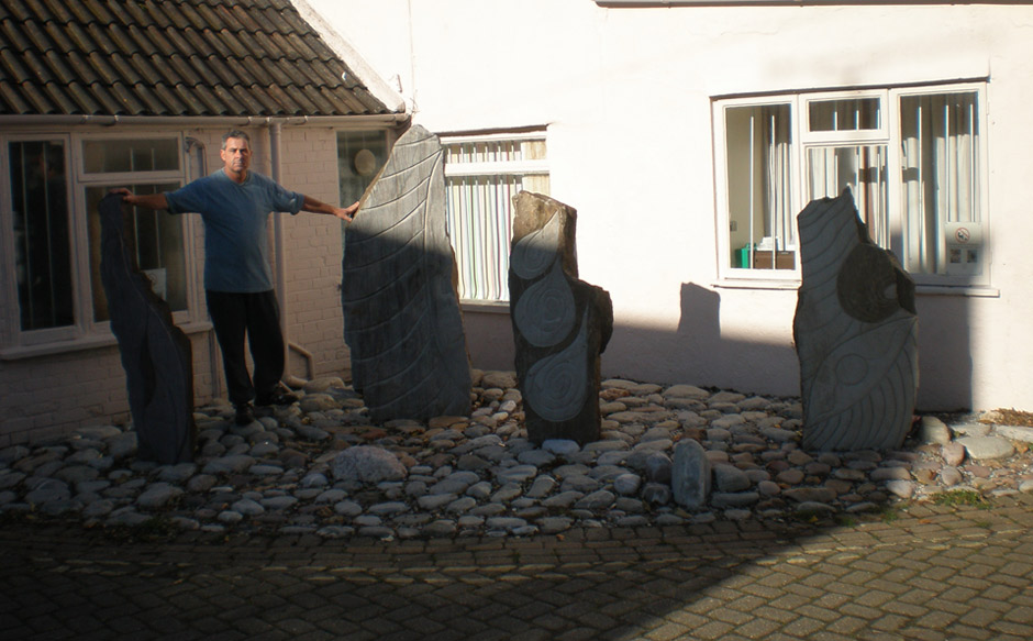 David with Standing Stones